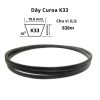 Thông số dây curoa K33