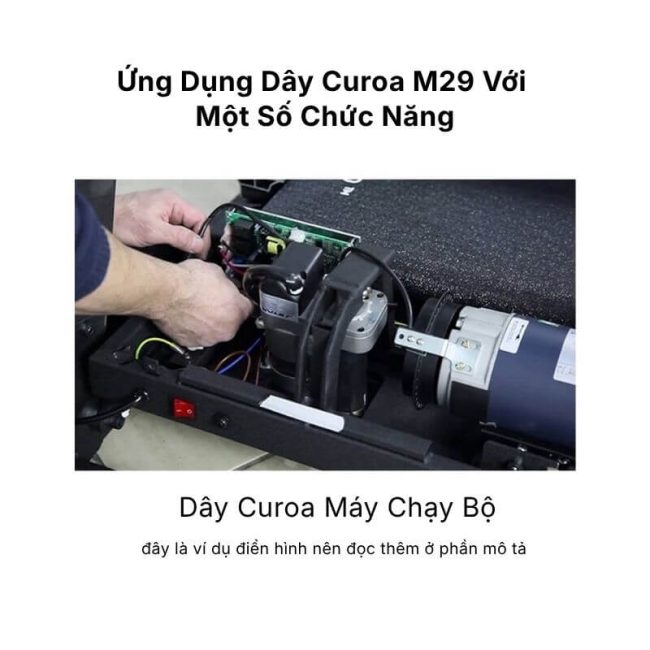 Ứng dụng dây curoa M29 vào máy chạy bộ