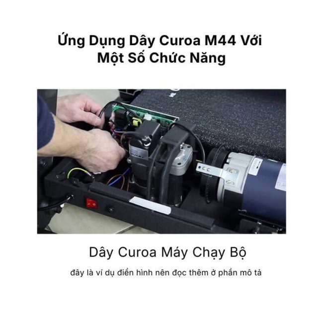 Ứng dụng dây curoa M44 vào máy chạy bộ
