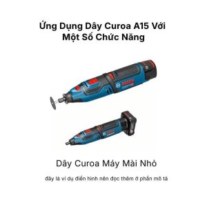 Ứng dụng dây curoa A15